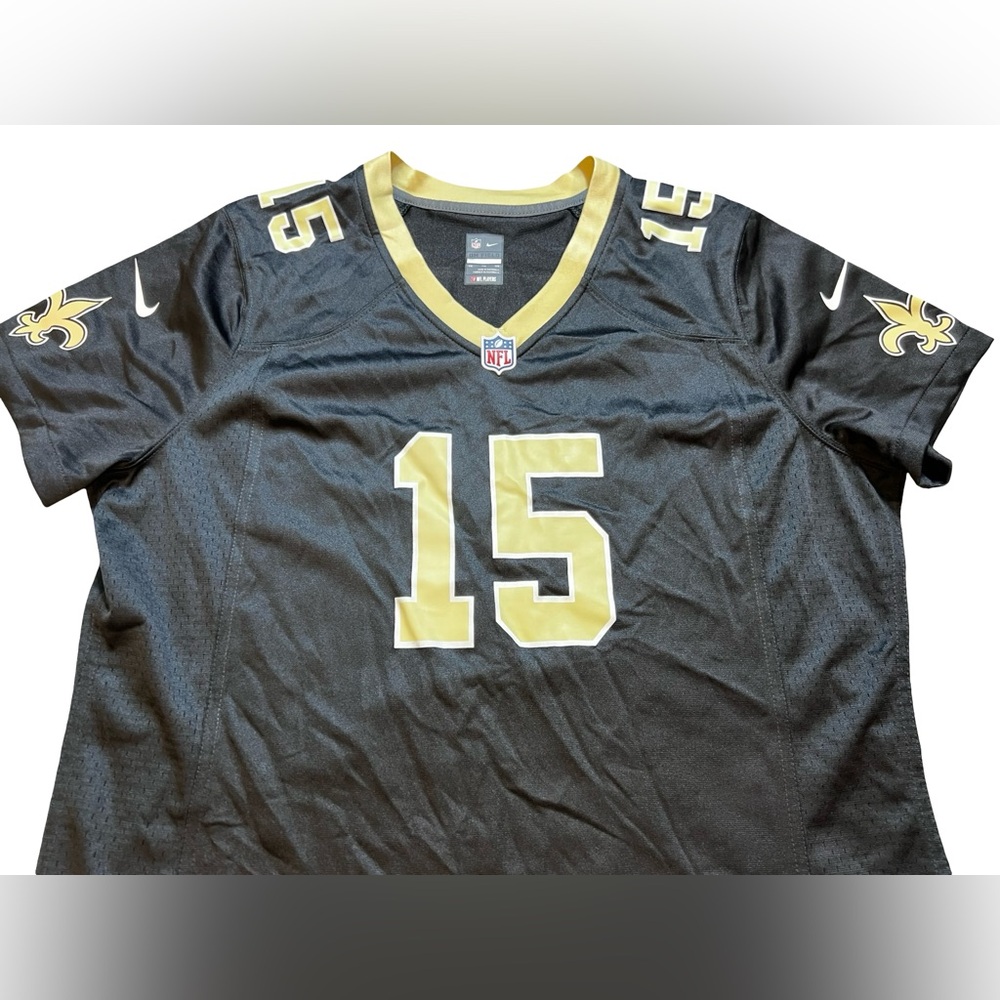 Nike On Field New Orleans‎ Saints #15 TASH fan Jersey Black Gold NFL Players XXL - Picture 6 of 13